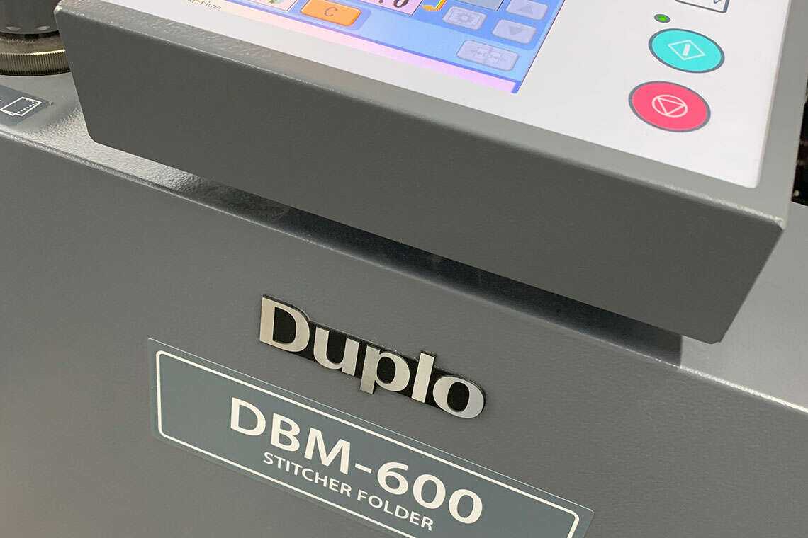 New Duplo 600i bookletmaker installed to help with increasing demand